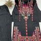 Prazu Fashion Black Crep Silk Printed Top With Pant - Swadesiicart