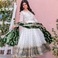 Prazu Fashion Off White Georgette Embroidered Anarkali Suit - Swadesiicart
