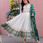 Prazu Fashion Off White Georgette Embroidered Anarkali Suit - Swadesiicart
