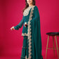 Prazu Fashion Royal Blue Georgette Embroidered Palazzo Suit - Swadesiicart