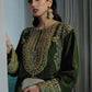 Prazu Fashion Mahendi Chinon Silk Embroidered Palazzo Suit - Swadesiicart