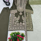 Prazu Fashion Mahendi Chinon Silk Embroidered Palazzo Suit - Swadesiicart