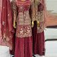 Prazu Fashion Gajri Organza Embroidered Palazzo Suit - Swadesiicart