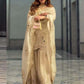 Prazu Fashion Off White Chinon Silk Embroidered Plazzo Suit - Swadesiicart