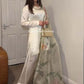 Prazu Fashion Off White Japan Satin Silk Designer Palazzo Suit - Swadesiicart