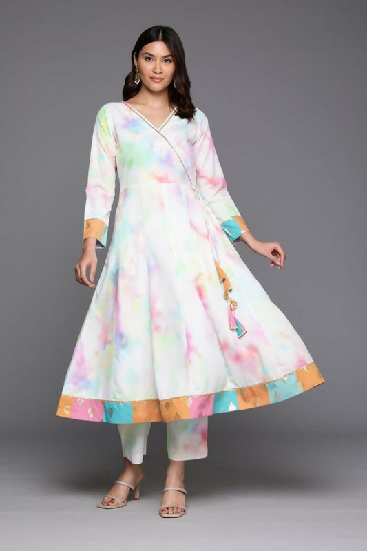 Ahalyaa Women's Traditional wear Kurta Set - Multi Color | Swadesiicart