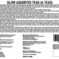 Glow, Tea Gift Set, 6 Teas