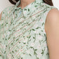 Ahalyaa Womens Mint Rayon Printed Jumpsuit | Swadesiicart