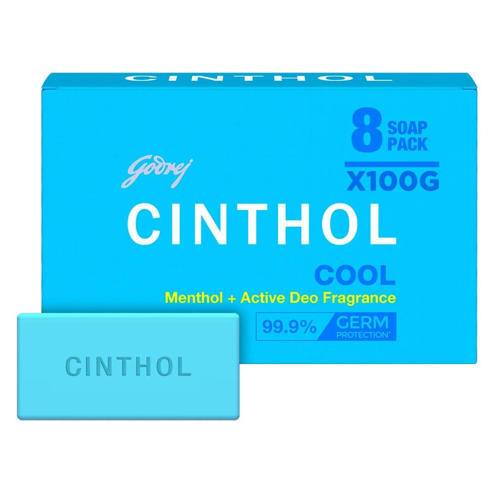 Cinthol Cool Bath Soap - Menthol + Active Deo Fragarance | Swadesiicart