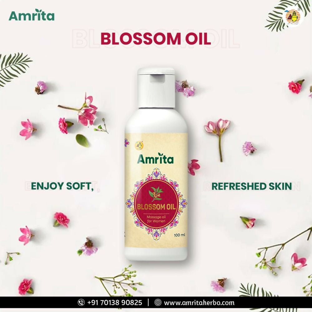 Amrita Blossom Oil - Massage Oil for Women - Swadesiicart