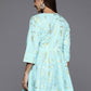Ahalyaa Women's Traditional wear Tunic - Blue | Swadesiicart