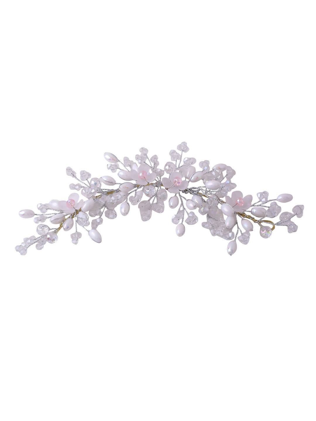NVR Women's Embellished Beaded Hair Accessory Set | Swadesiicart