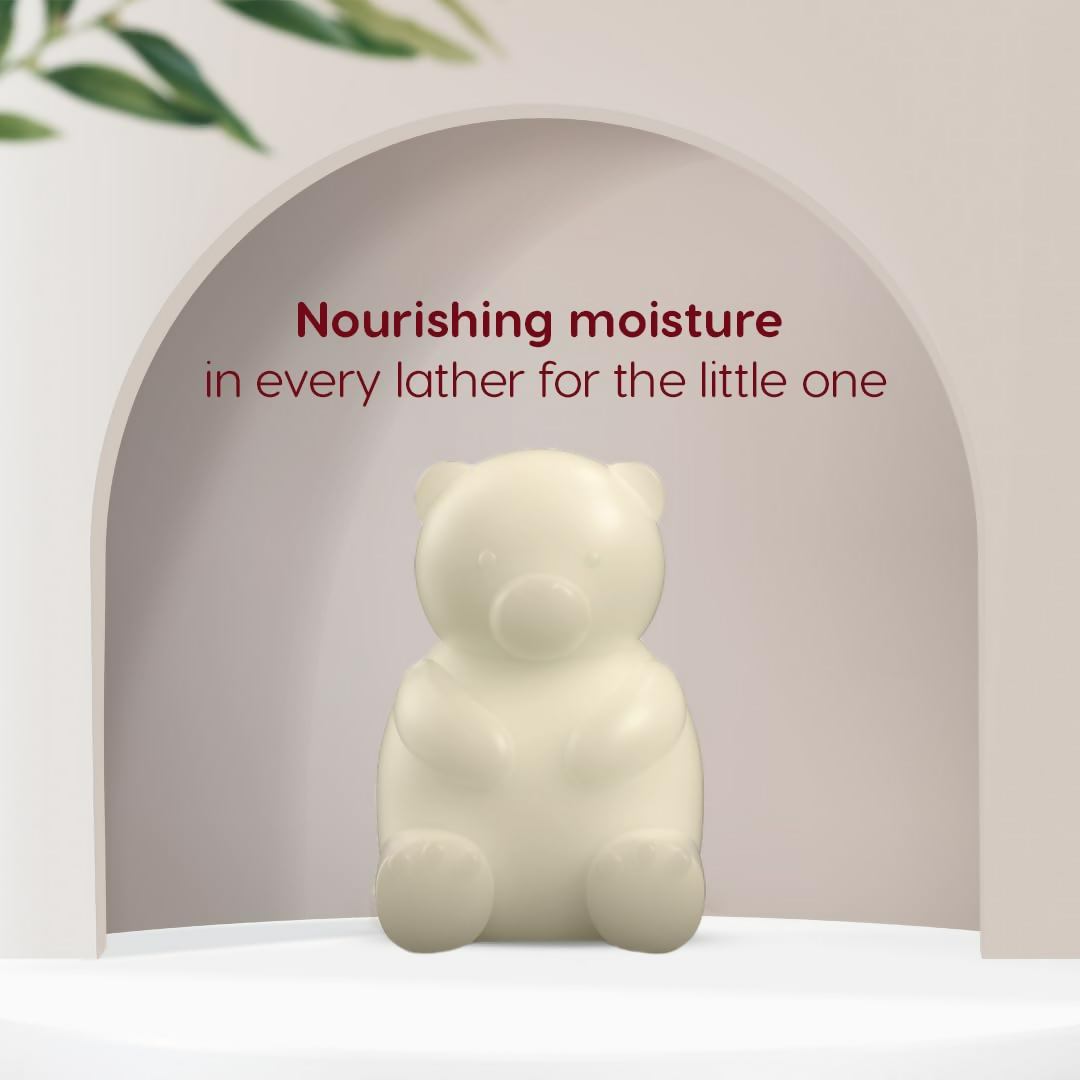 ShuShu Babies Cuddly Bear Natural Baby Soap (under 0-3 Years Baby) - Swadesiicart