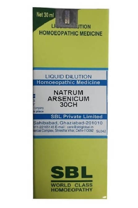 SBL Homeopathy Natrum Arsenicum Dilution | Swadesiicart