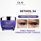 Olay Retinol Kit For Overnight Repair, Anti-Ageing Night Cream With Cleanser - Swadesiicart