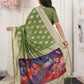 Shree Shyam Fashion Linen Cotton Green Saree