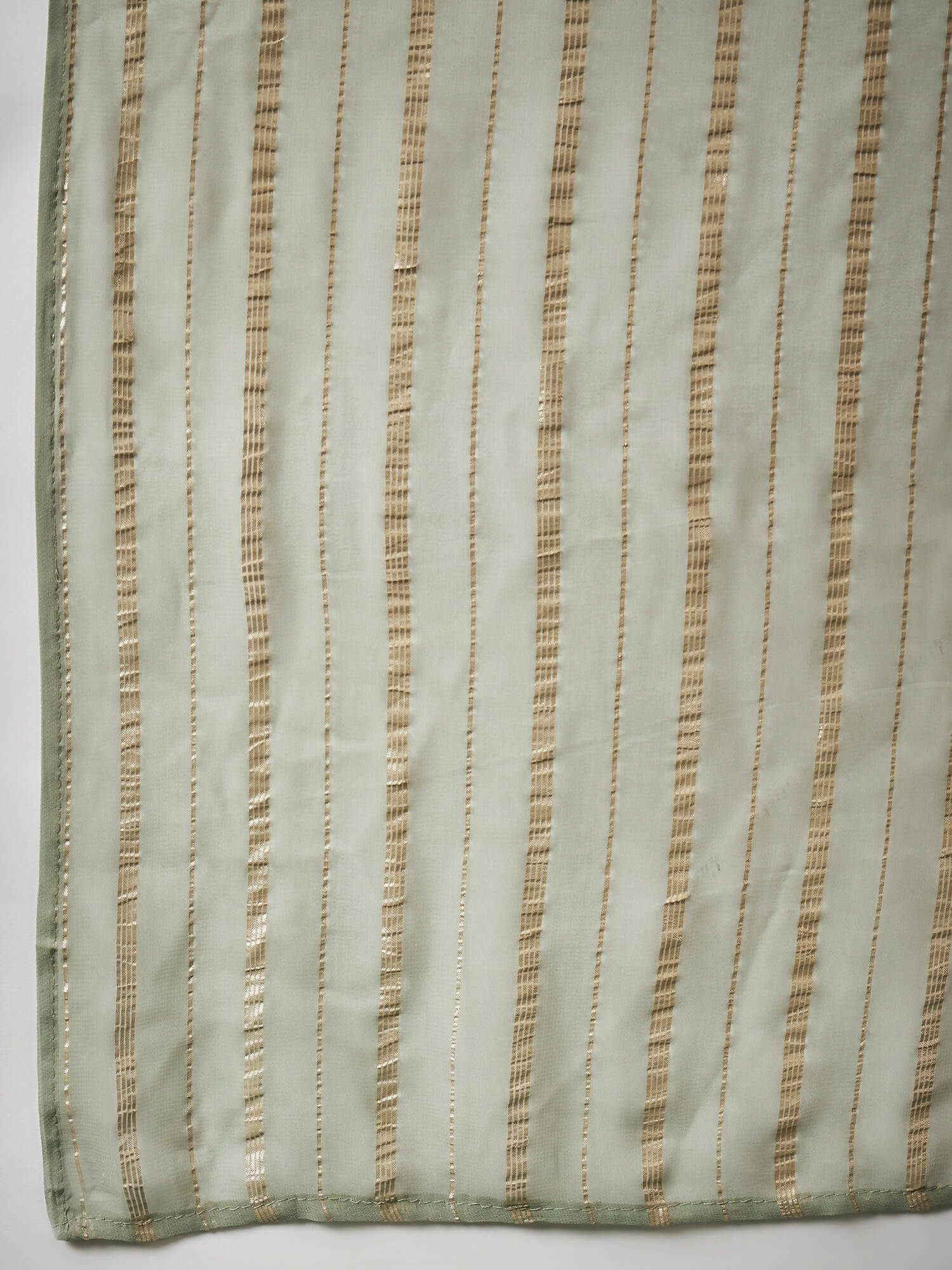 Light Green Georgette Handwork Unstitched Dress Material - Hanika | Swadesiicart