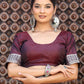 Shree Shyam Fashion Red Silk Saree