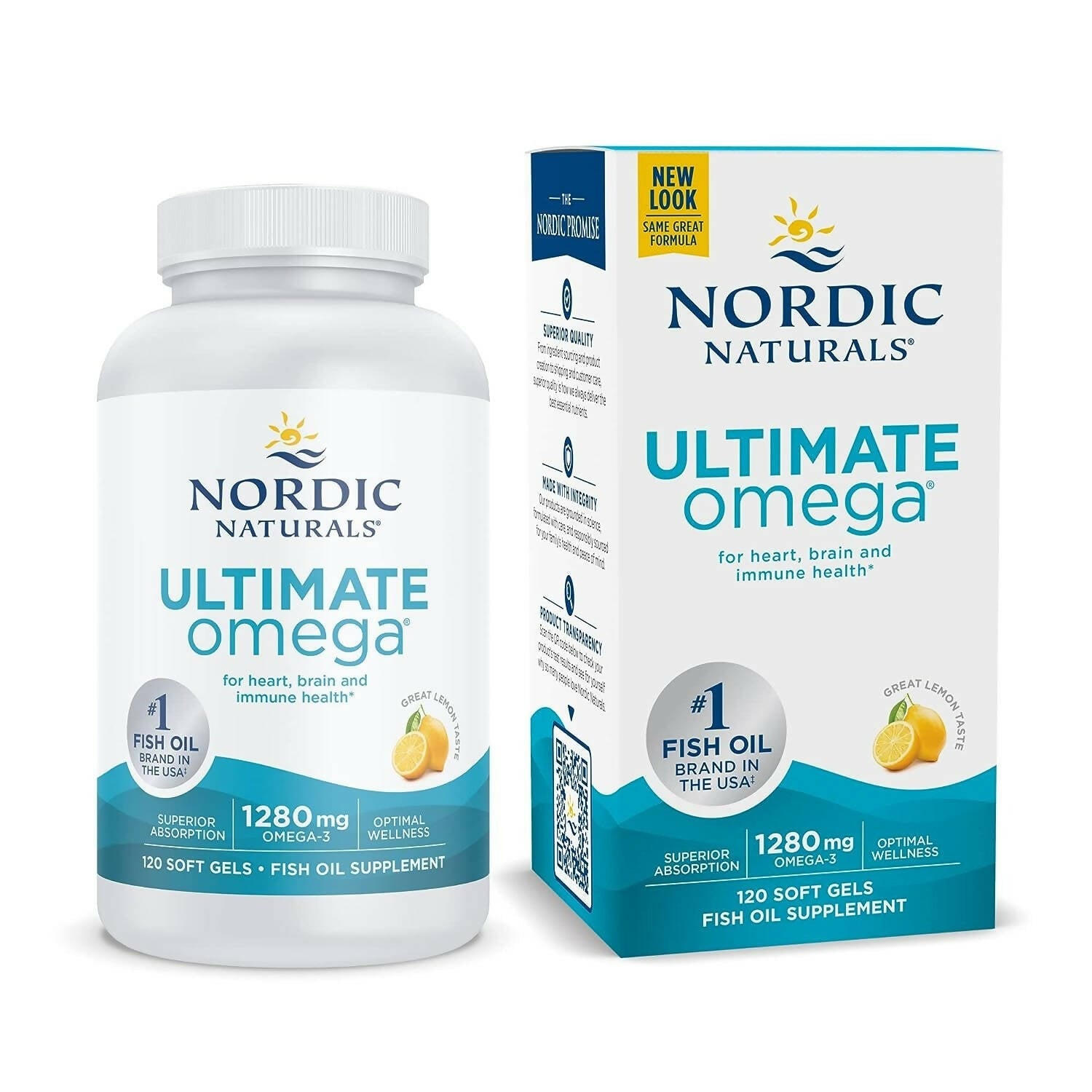Nordic Naturals Ultimate Omega 3 Fish Oil Softgels - Swadesiicart