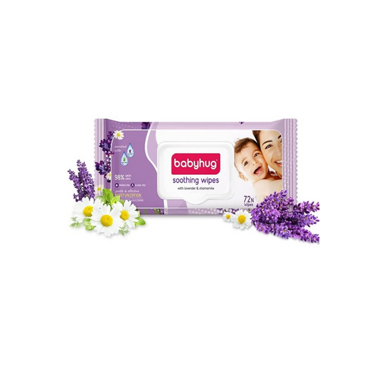 Babyhug Soothing Lavender & Chamomile Wipes - Swadesiicart
