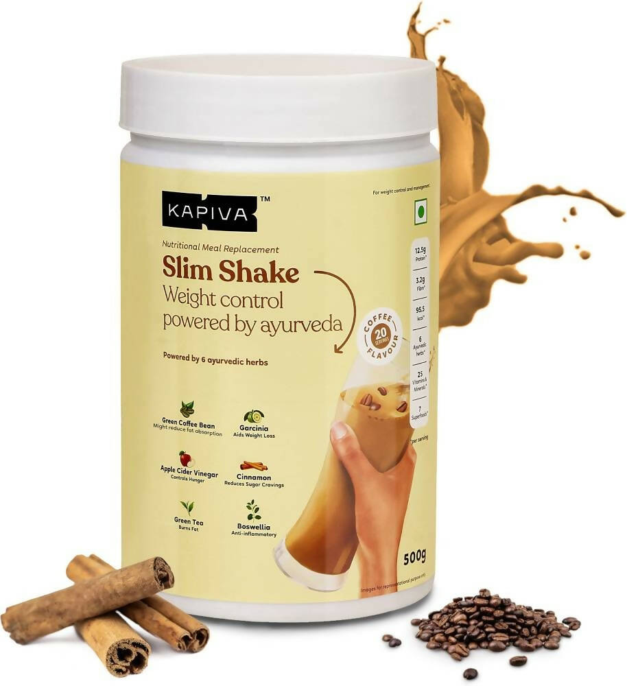 Kapiva Ayurveda Slim Shake Coffee Flavour | Swadesiicart