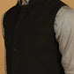 Even Apparels Nehru Jacket With Welt Pockets - Black | Swadesiicart