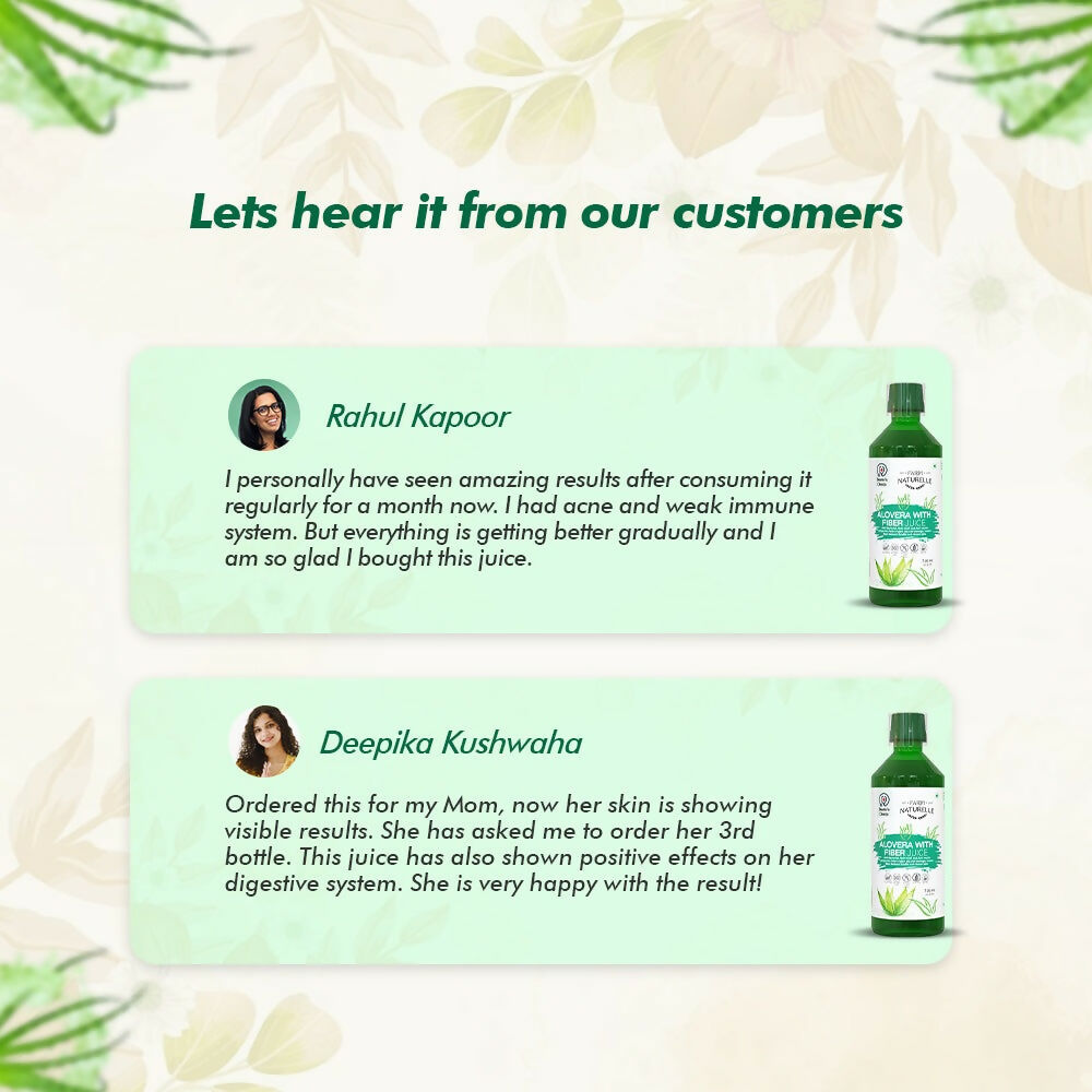Farm Naturelle Aloe Vera Juice - Revitalize Hair, Skin, and Digestive Health | Swadesiicart