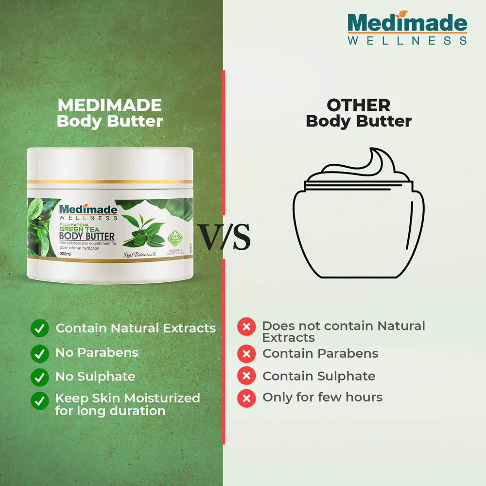 Medimade Wellness Fuji Matcha Green Tea Body Butter | Swadesiicart