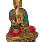 Artvarko Brass Buddha Vitarka Statue Multicolor - Swadesiicart