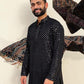 Black Mirror Designer Kurta by Hilo Design