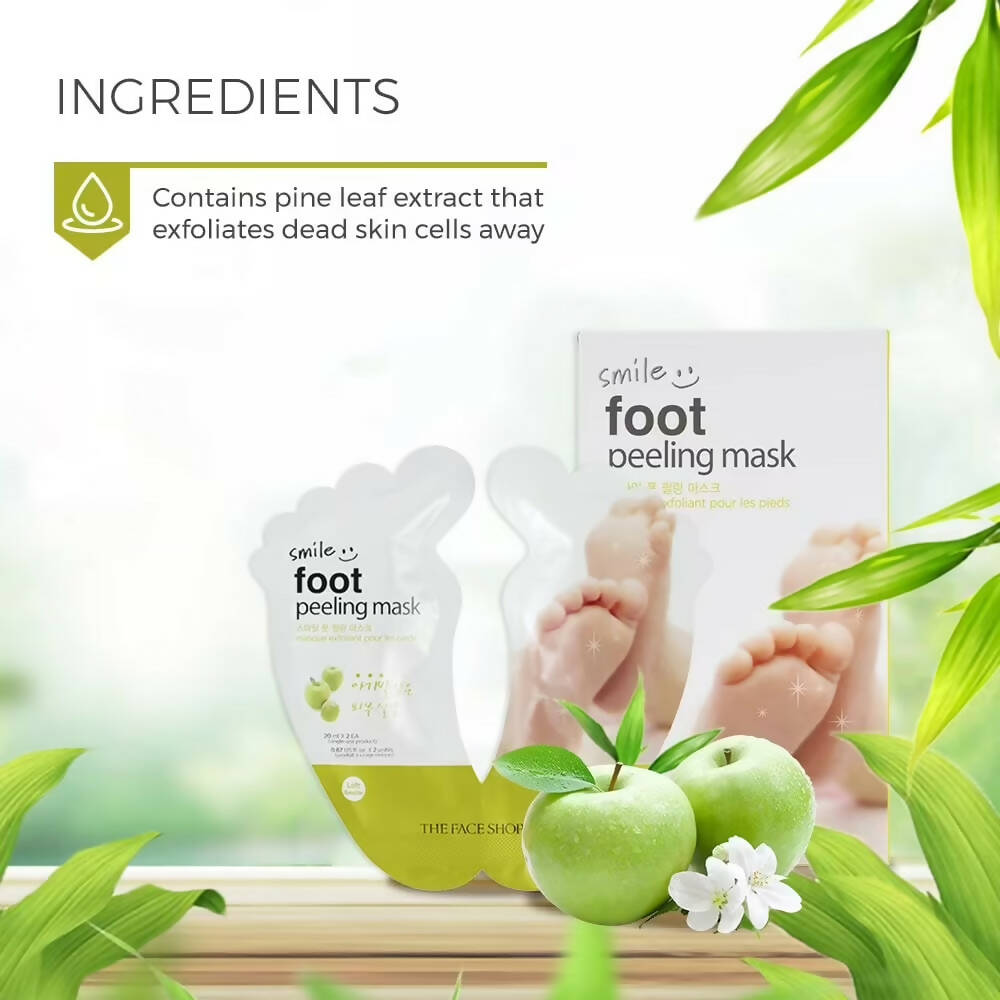 The Face Shop Smile Foot Peeling Mask - Korean Skincare | Swadesiicart
