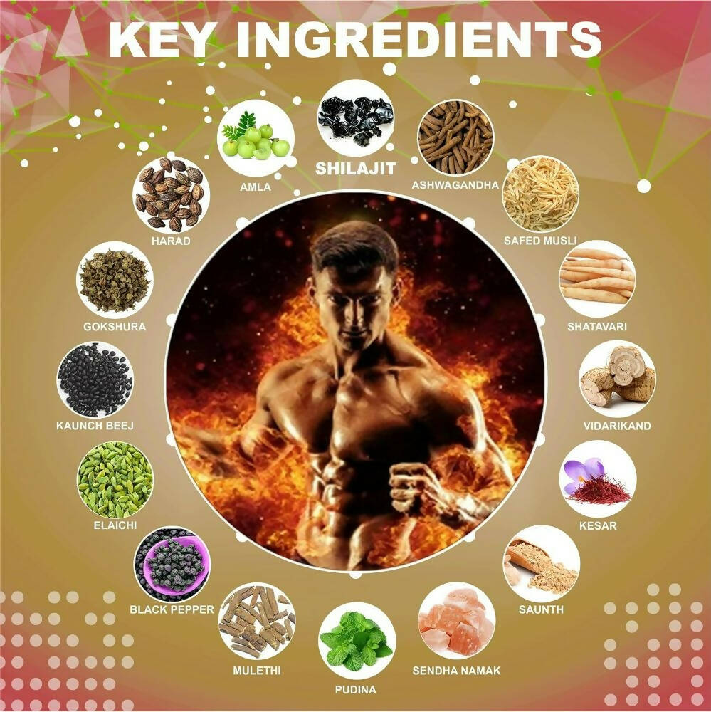 Dr Power Nutrition Sj Ayurvedic Capsules For Men - Swadesiicart