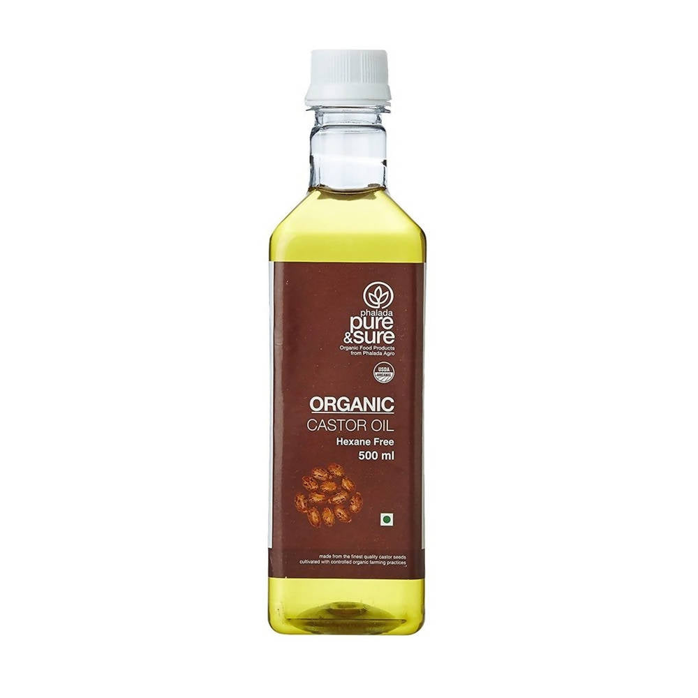 Pure & Sure Organic Castor Oil - Swadesiicart