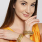 Priyaasi Women Vintage Style Gold-Polished Copper Kadaa Bangles - Noz2Toz
