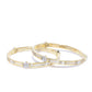 Priyaasi Women Set Of 2 Dual Toned American Diamond Studded Bangles in Floral Pattern - Swadesiicart