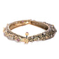 Priyaasi Women Gold-Polished American Diamond & Ruby Studded Openable Bangle - Swadesiicart