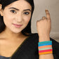 Priyaasi Women Set of 24 Multi-Color Bangles - Swadesiicart