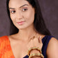 Priyaasi Women Artificial Stones Gold-Polished Set of 2 Bangle Set - Swadesiicart
