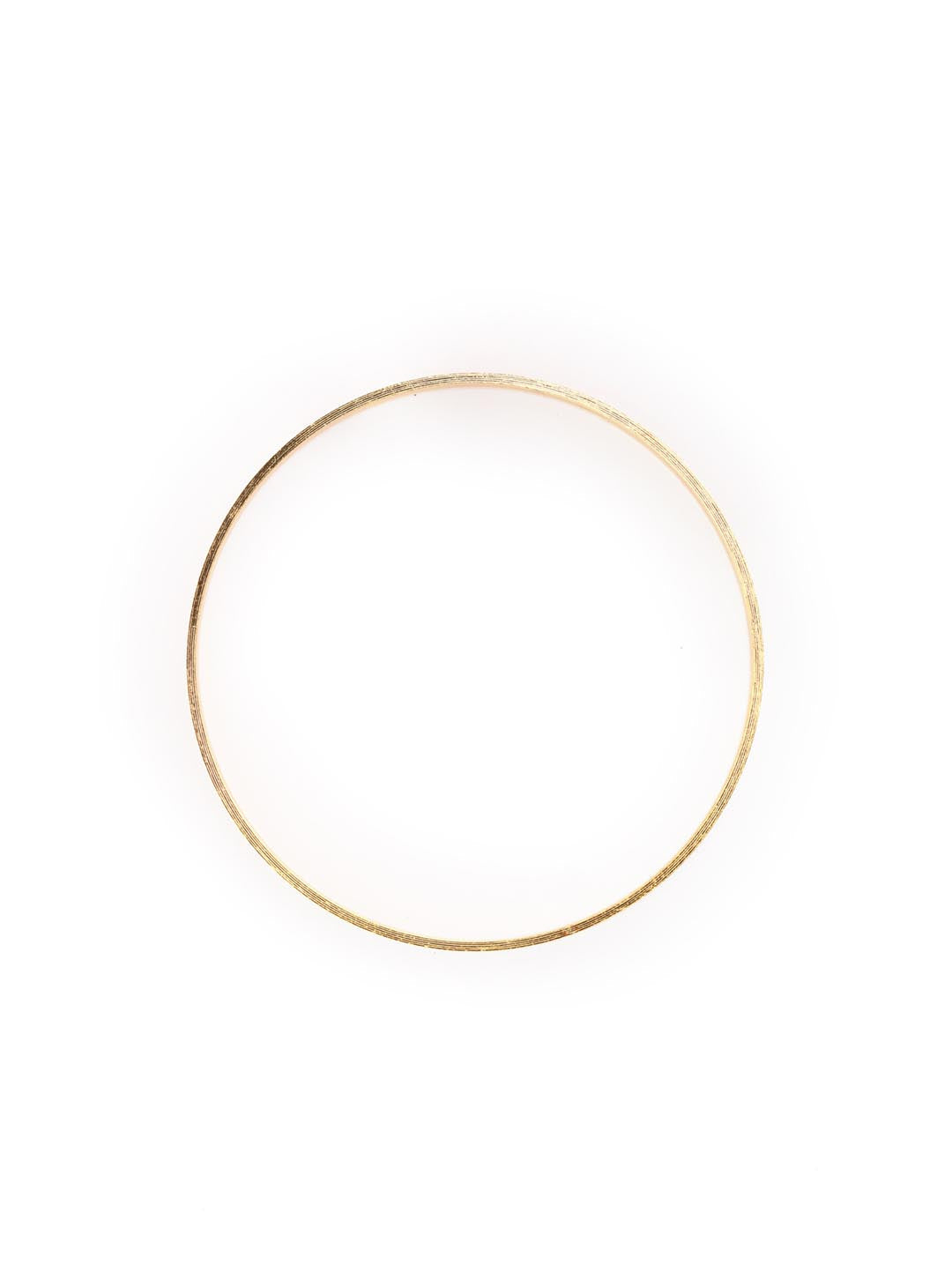Priyaasi Women Set of 2 Gold-Polished Bangles Set - Swadesiicart