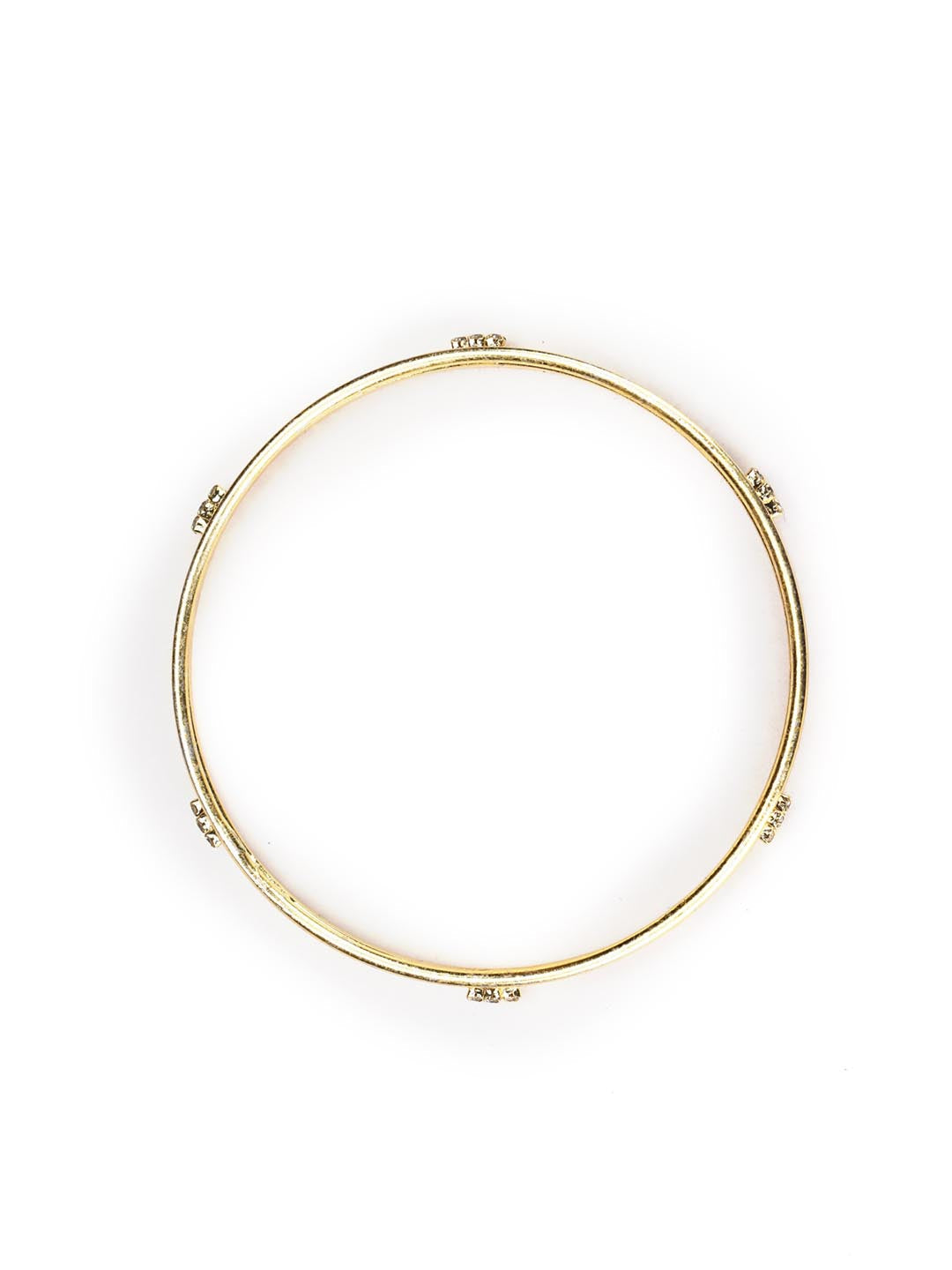 Priyaasi Women Set of 4 Gold-Polished Bangles Set - Swadesiicart