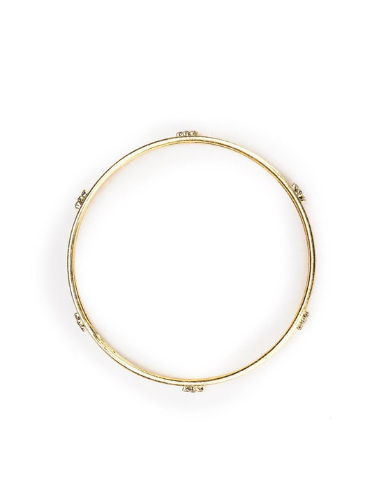 Priyaasi Women Set of 4 Gold-Polished Bangles Set - Swadesiicart