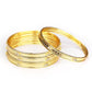 Priyaasi Women Set of 4 Gold-Polished Bangles Set - Swadesiicart