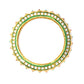 Priyaasi Women Multi Color Kundan Pearls Gold Platted Set Of 2 Bangles - Swadesiicart