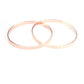 Priyaasi Women Rose Gold-Polished Set of 2 Bangle Set - Swadesiicart