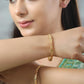 Priyaasi Women Multi-Color American Diamond Gold-Polished Set of 2 Bangle Set - Swadesiicart