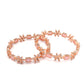 Priyaasi Women Pink American Diamond Rose Gold-Polished Set of 2 Bangles - Swadesiicart