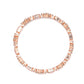Priyaasi Women Pink American Diamond Rose Gold-Polished Set of 2 Bangles - Swadesiicart