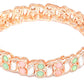 Priyaasi Women Rose Gold Multi Coloured Stones Set of 2 Bangles - Swadesiicart