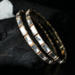 Priyaasi Women Elegant Stone Studded Gold-Polished Set of 2 Bangles - Noz2Toz