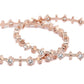 Priyaasi Women Contemporary American Diamond Rose Gold Bangles Set of 2 - Swadesiicart